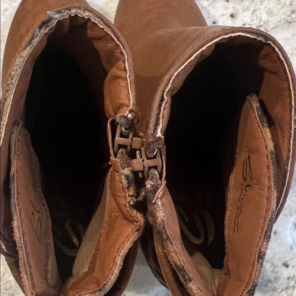 Sbicca Chestnut Ankle Booties -NWT